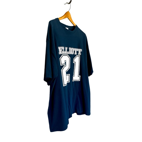 Ezekiel‎ Elliott men’s short sleeve mock-jersey tee-shirt number 21 Size 2XL - Picture 2 of 10